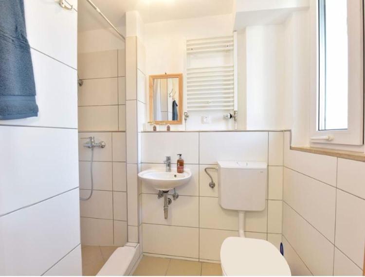1A Gaestehaus Am Hafen Nürnberg Eksteriør bilde